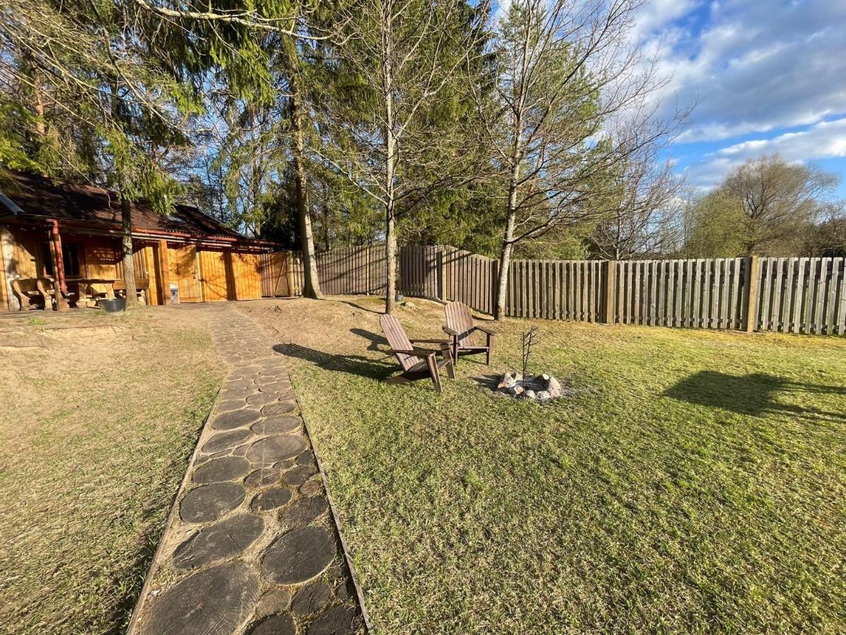 Holiday House With Sauna Cēsis Esterno foto